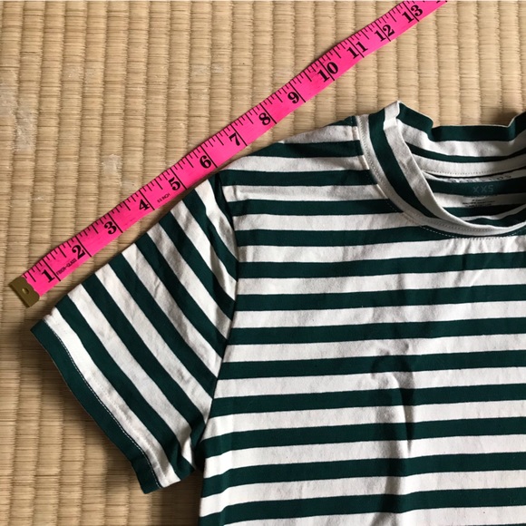 Tradlands striped short sleeve mock neck shirt - XXS - Picture 6 of 8